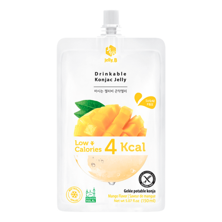 Jelly.B Konjac Jelly - 4 Kcal Mango Flavour, 150ml