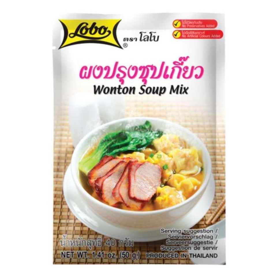 Lobo Soup Mix Wonton Wenchou Style, 40g