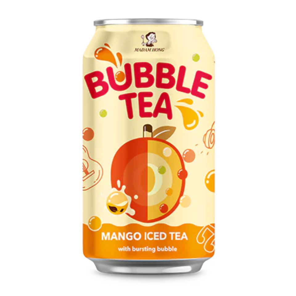Madam Hong Bubble Tea - Mango Flavor, 320ml
