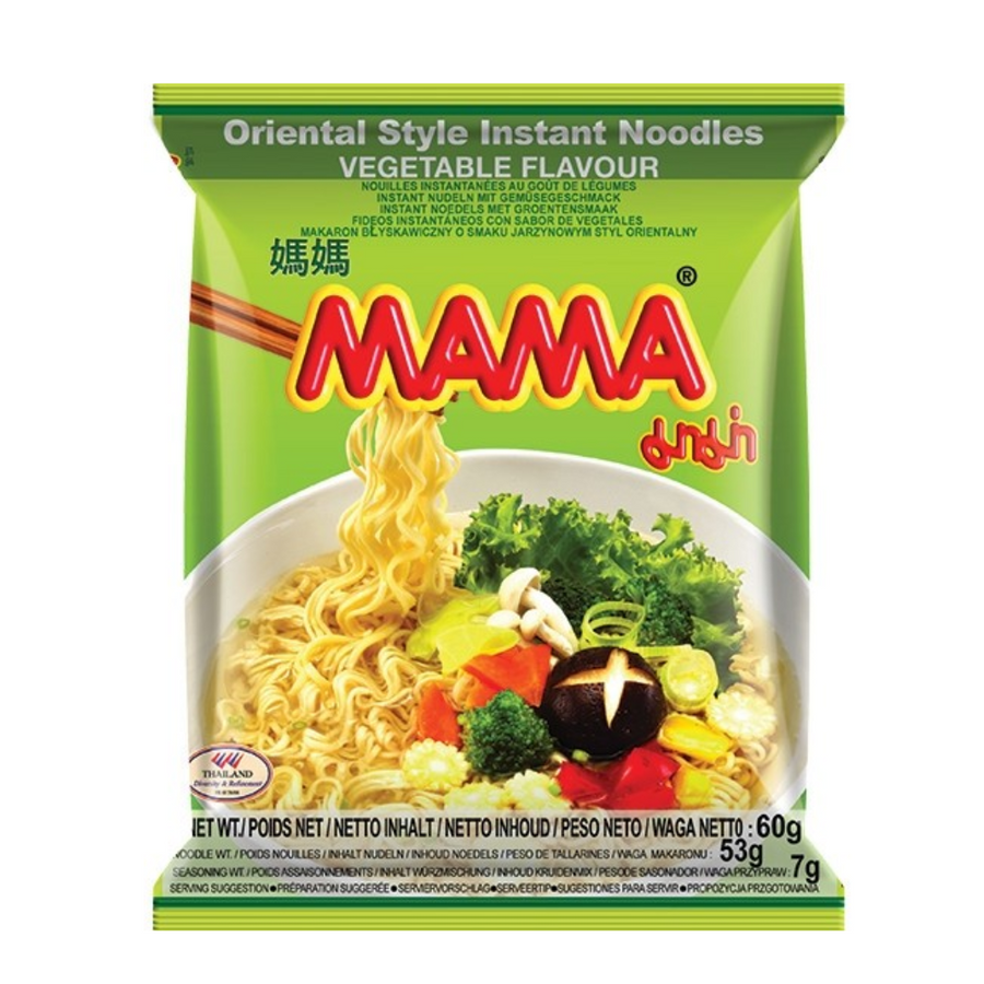 MAMA Instant Noodles - Vegetables Halal, 60g
