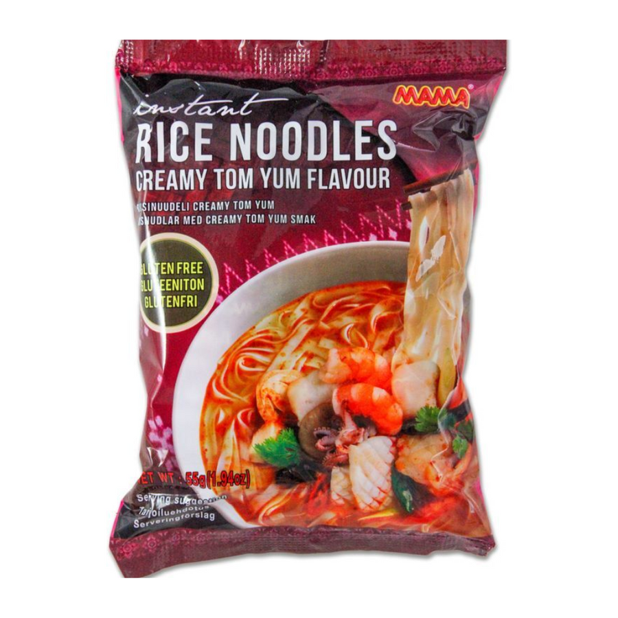 MAMA Instant Rice Noodles - Creamy Tom Yum (Gluten Free), 55g