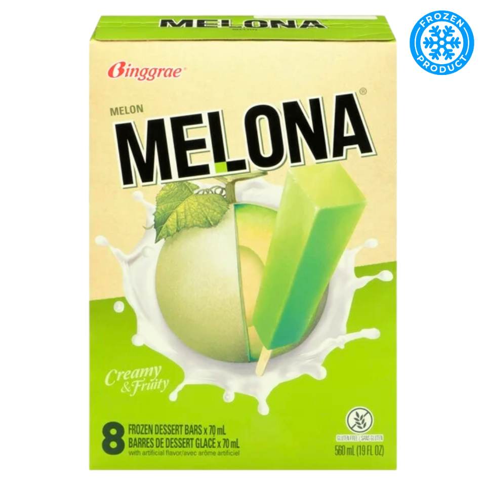 [Frozen] Binggrae Melona Ice Bar - Melon, 560ml(8x70ml)