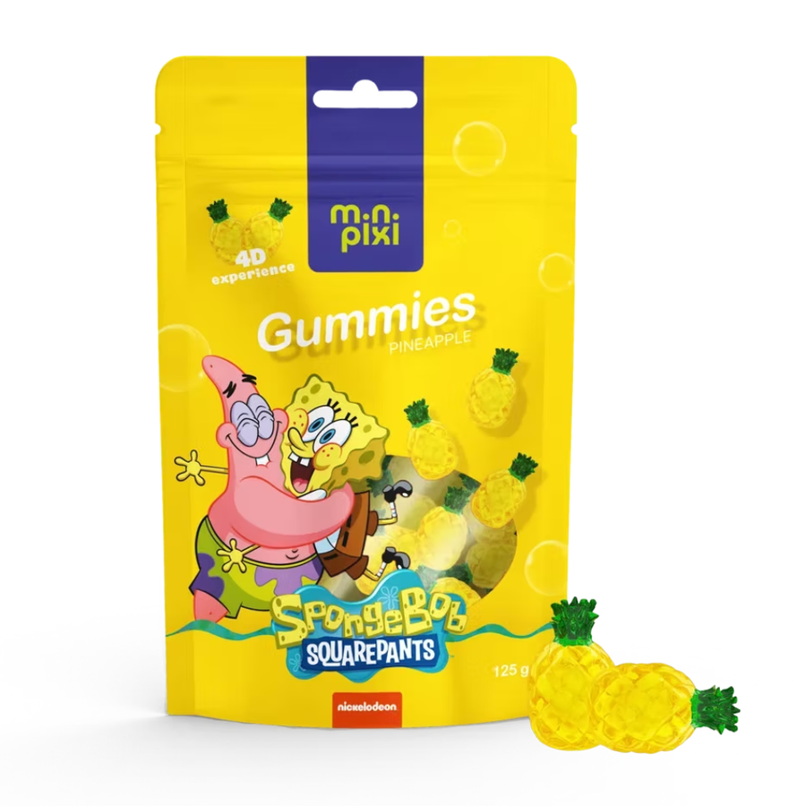 MiniPixi Gummies - SpongeBob Pineapple, 125g