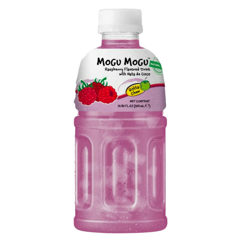 Mogu Mogu Drink with Nata de Coco - Raspberry, 320ml
