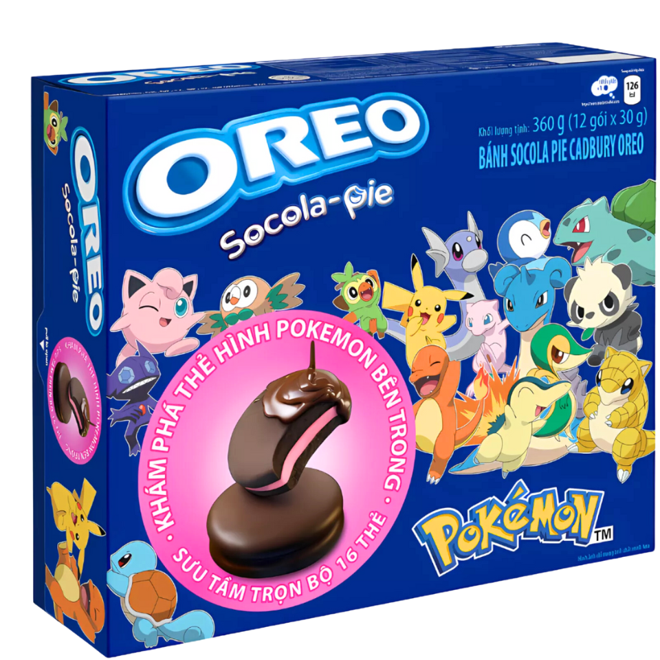 OREO Chocopie Strawberry Pokemon, 360g