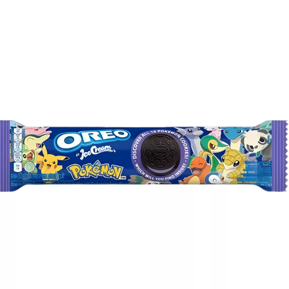 OREO Cookies Rolls Blueberry Filling Pokemon, 119.6g