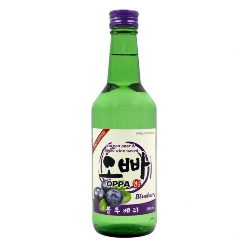 Oppa Soju - Blueberry, 360ml