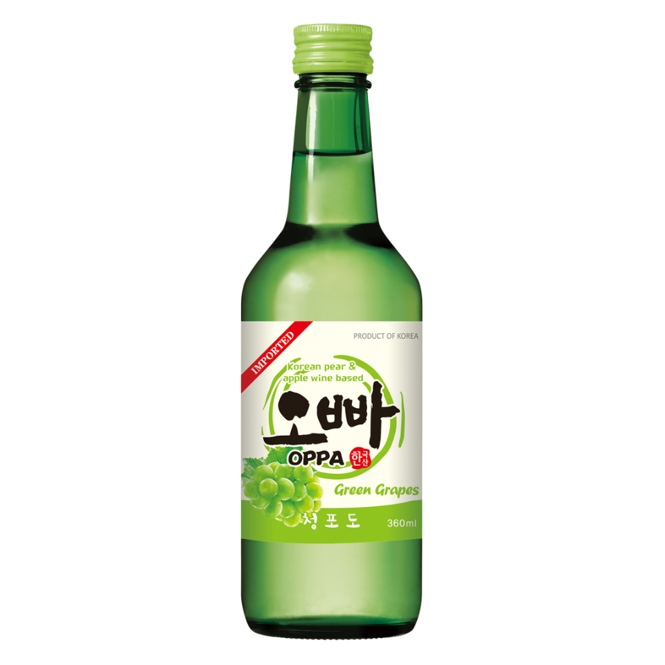 Oppa Soju - Green Grape, 360ml