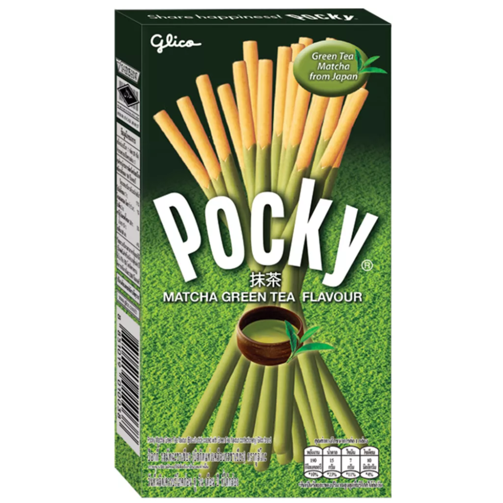 POCKY - 抹茶味，33克