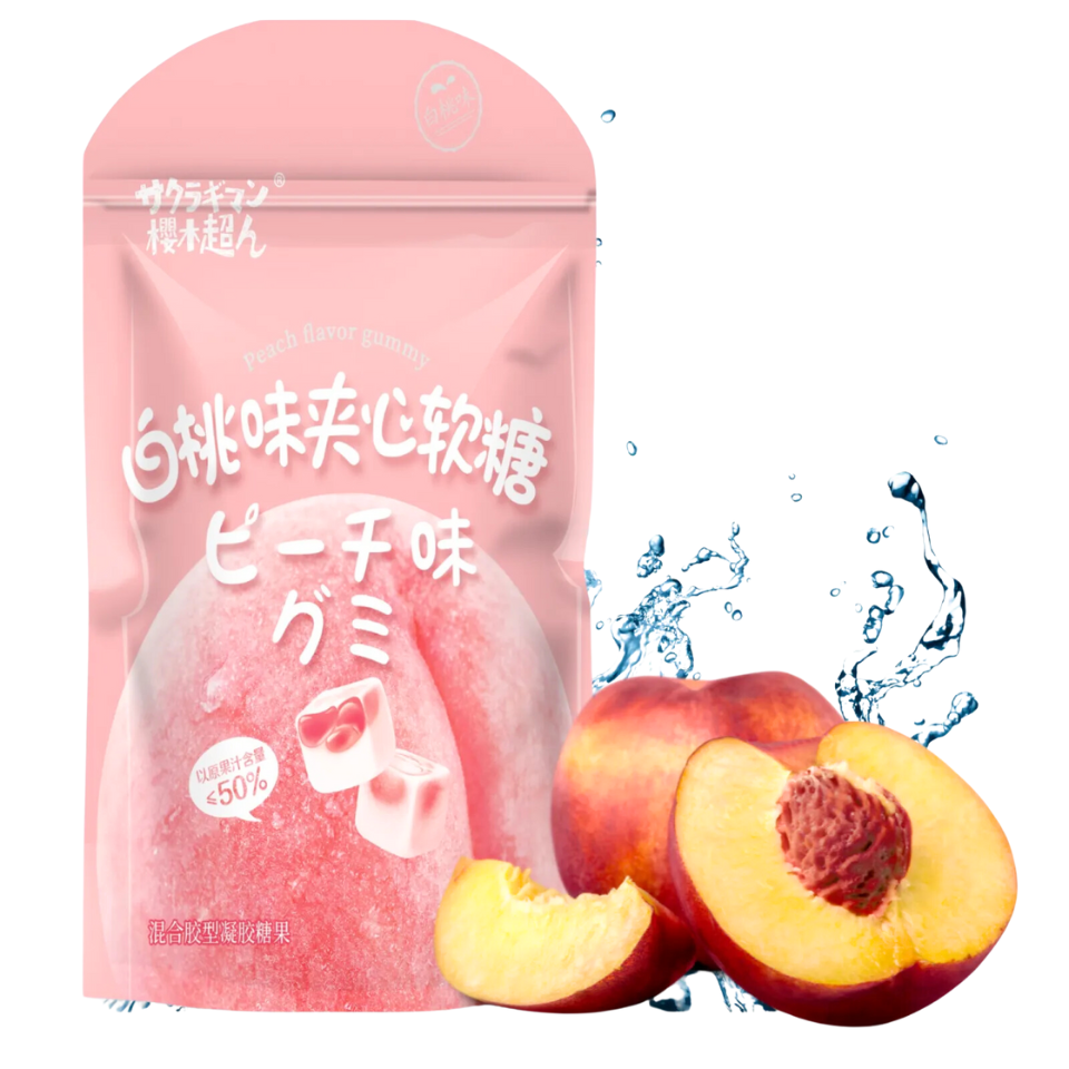 Peach Flavor Gummy, 72g