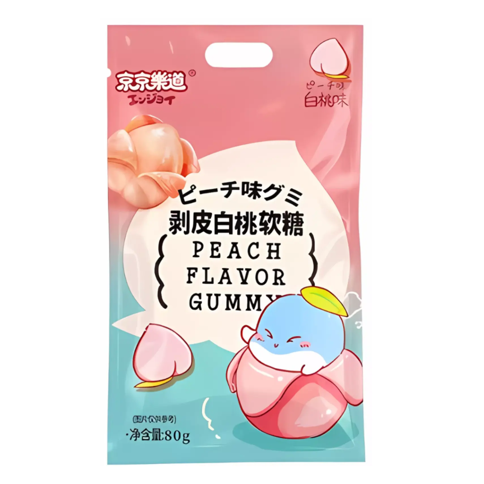 Peeling Gummy - Peach, 80g