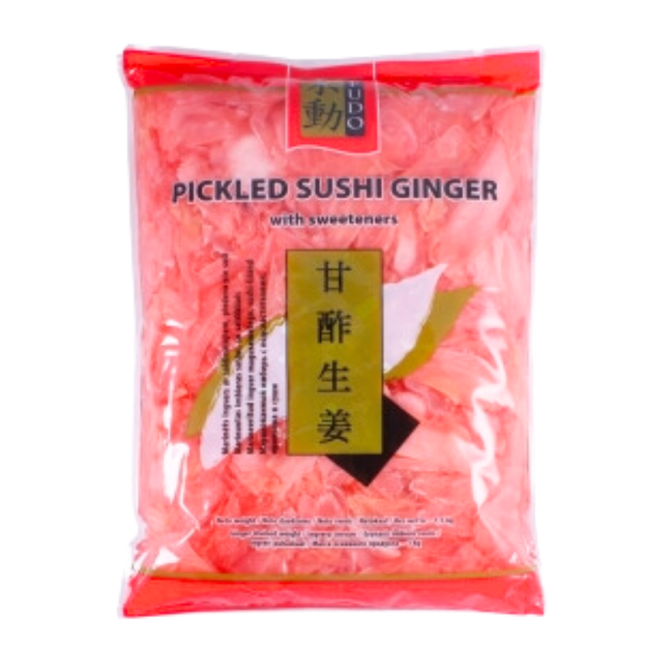 Pickled Sushi Ginger with Sweeteners Gari, Pink, 200g – A&A Asian Food ...