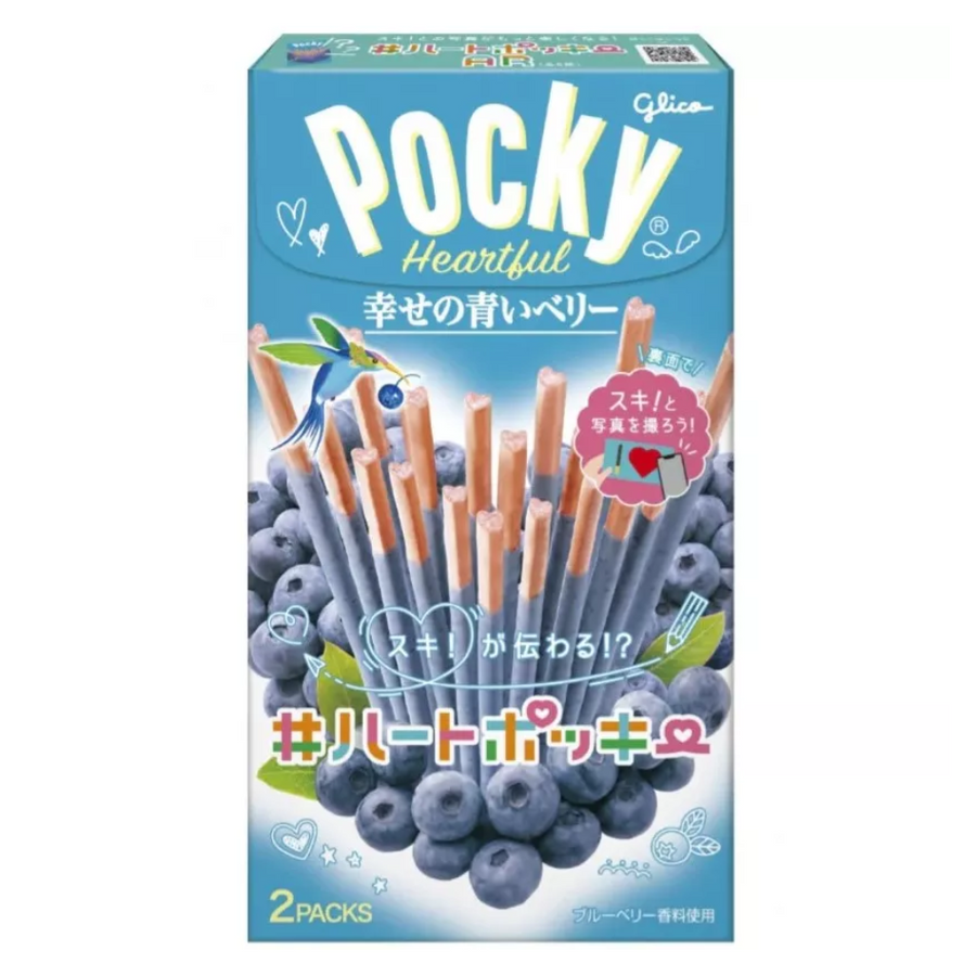 Pocky - Heartful Blueberry, 54.6g