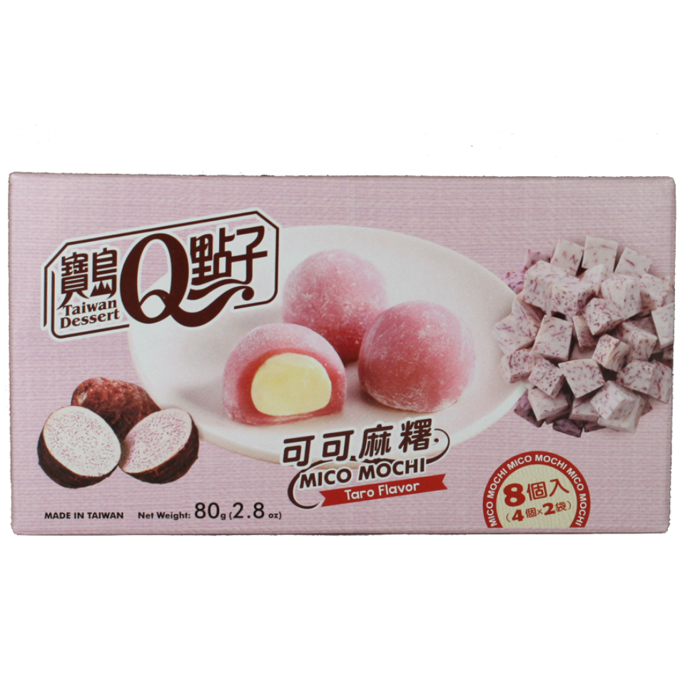 Q Mico Mochi Taro Flavor, 80g