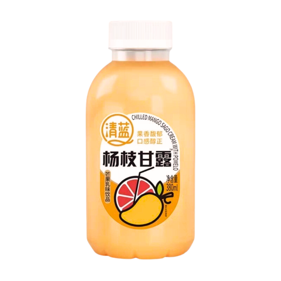 Молочный коктейль Qinglan Mango Sago Pomelo, 380 мл