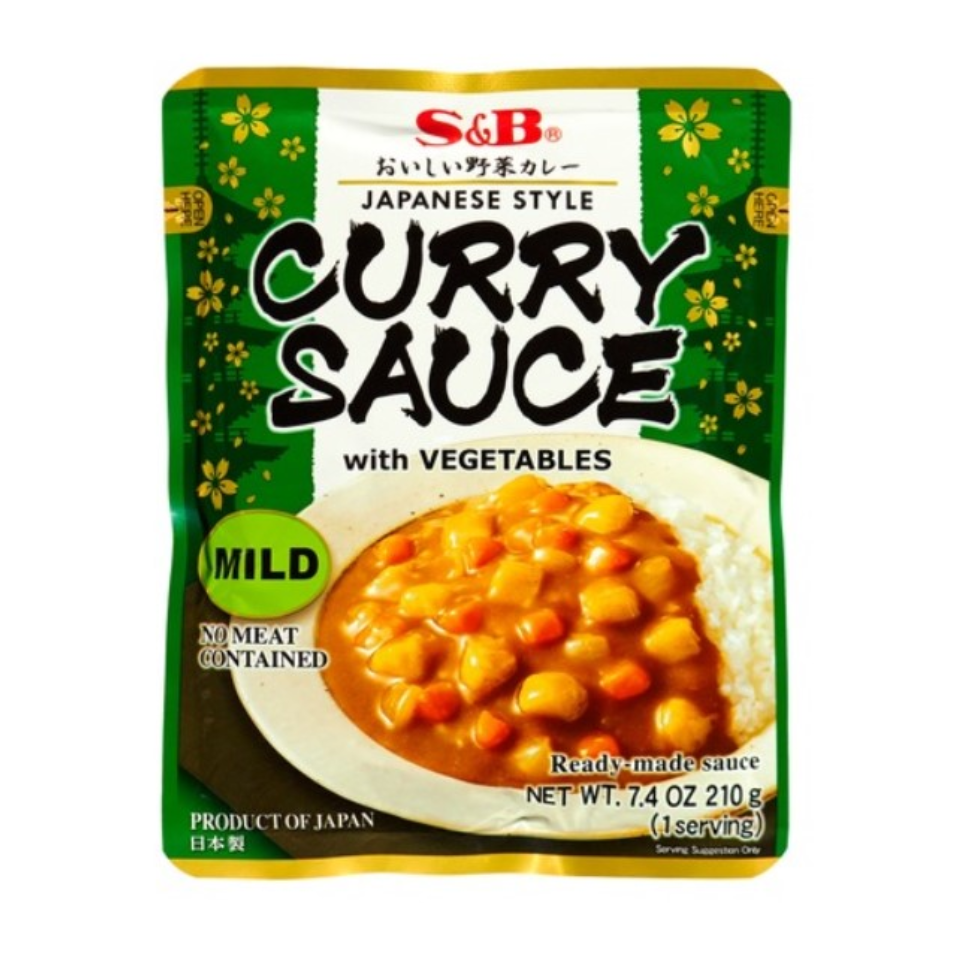 S&B Curry Sauce with Vegetables - Mild, 205ml