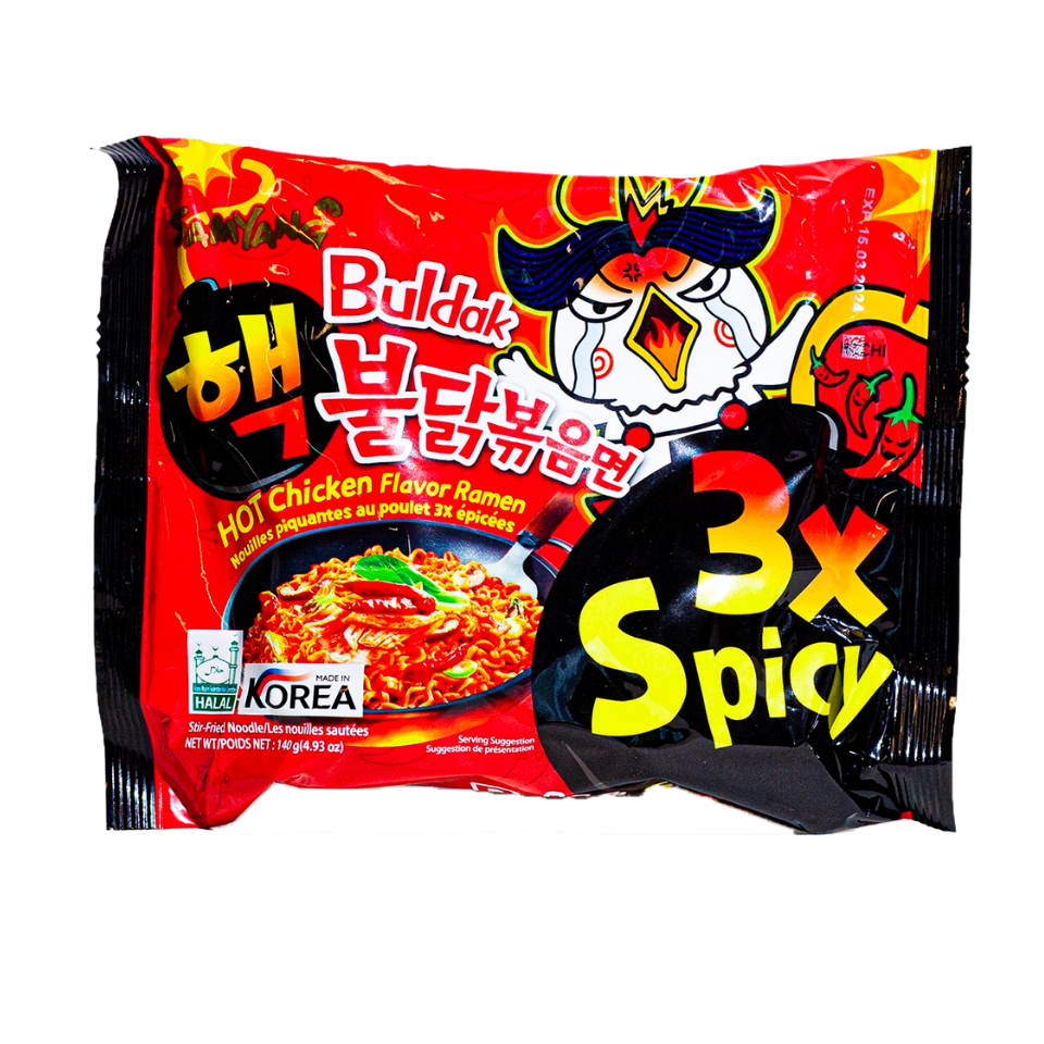 Samyang Hot Chicken Ramen - 3x Spicy, 140g