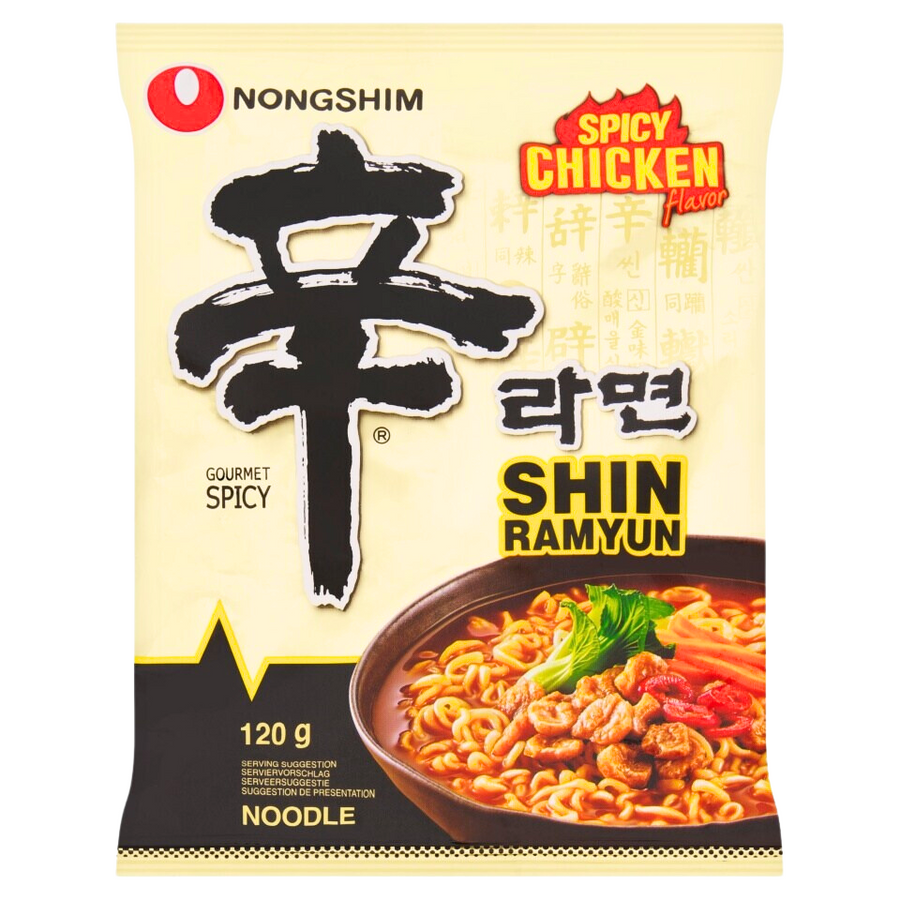 Shin Ramyun Noodle Soup - Spicy Chicken Flavour, 120g – A&A Asian Food ...
