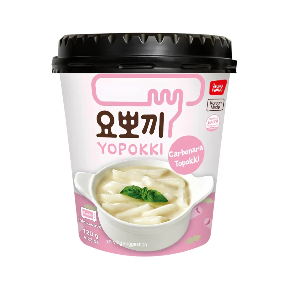 Yopokki Tteokbokki (Korean Instant Rice Cake) - Carbo, 120g