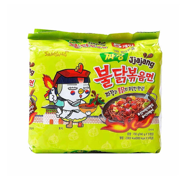 Samyang Jjajang Tuline Kana Ramen Kiirnuudlid - 5 pakki, 140g*5