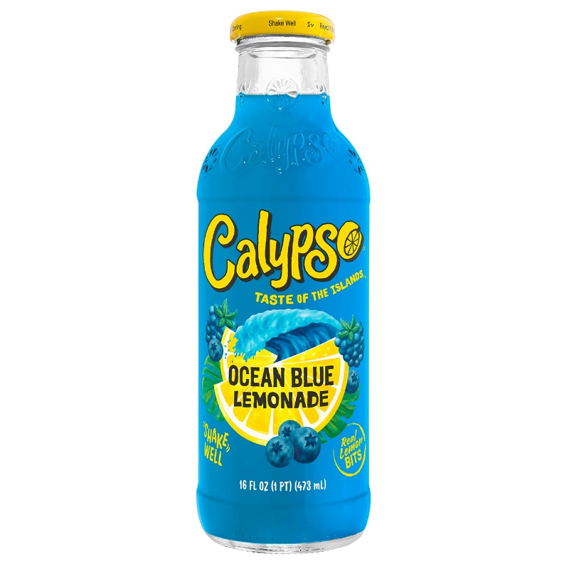 Calypso Lemonade Drink - Ocean Blue Style, 473ml