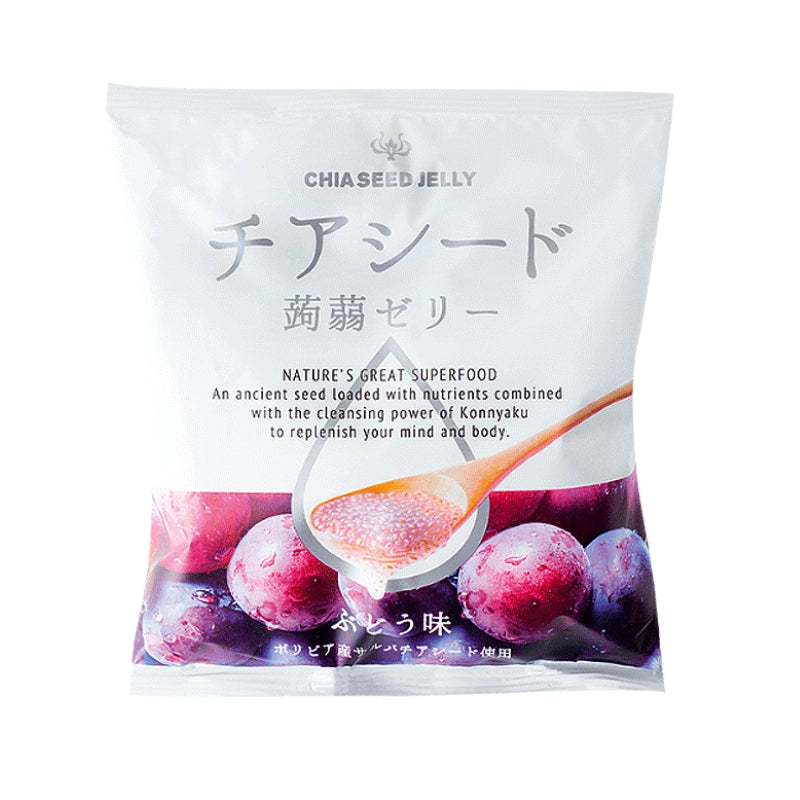 Wakashou Chia Seed Jelly - Grape, 165g