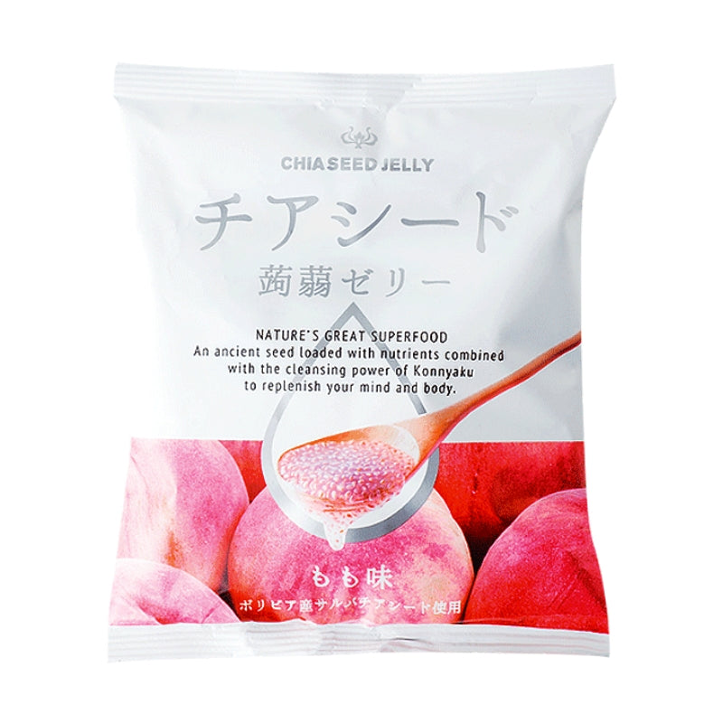 Wakashou Chia Seed Jelly - Peach, 165g