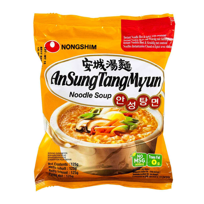 Korean Instant Noodles Ansungtangmyun, 125g