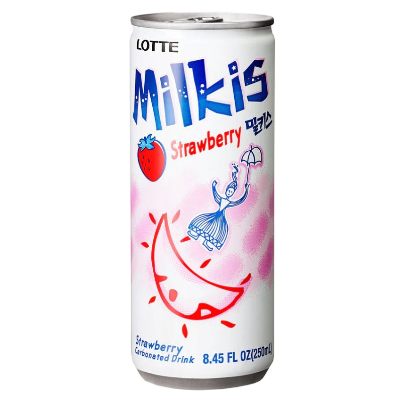 Milkis Soft Drink - Strawberry, 250ml