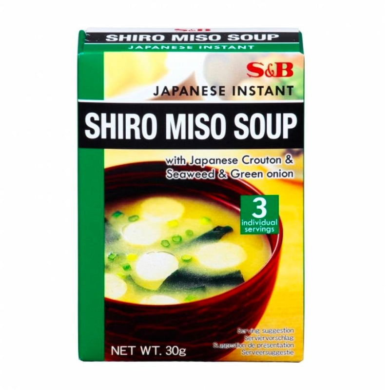 S&B Instant Shiro Miso Supp, 30g