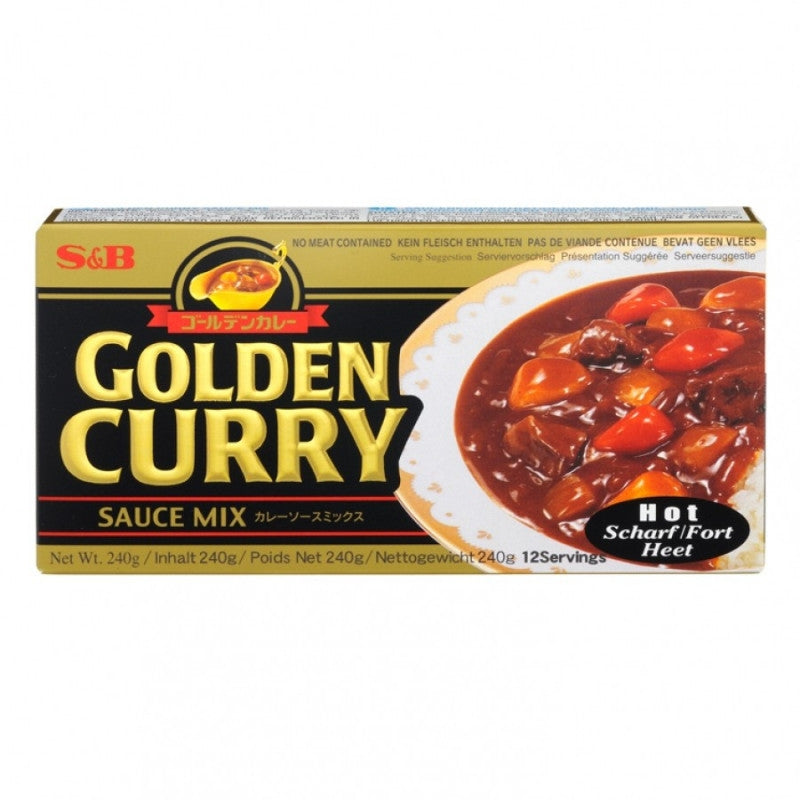 S&B Golden Curry - Hot, 220g