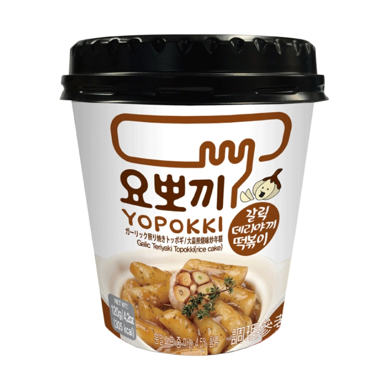 Tteokbokki Rice Cake Cup Garlic, 120g