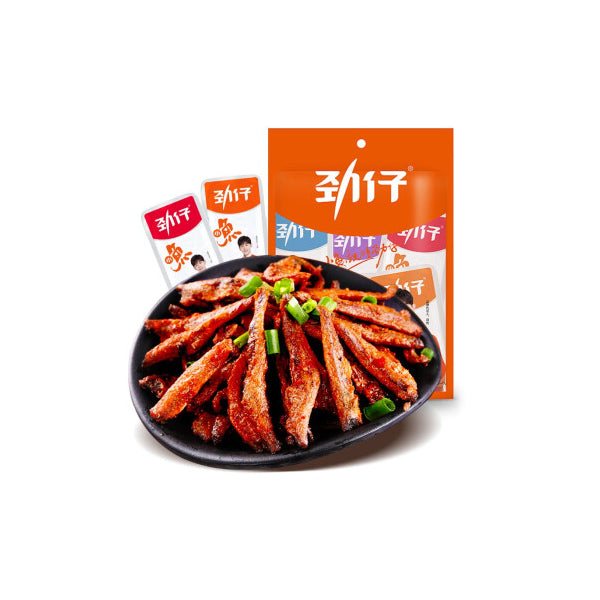 Spicy Dried Little Fish Snack - Mixed Flavors, 96g