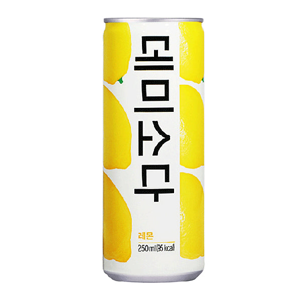 Корейский безалкогольный напиток Demi Soda со вкусом лимона, 250 мл