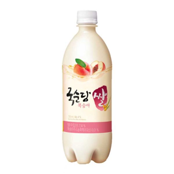 Korean Kooksoondang Makgeolli Alc 3% - Peach, 750ml