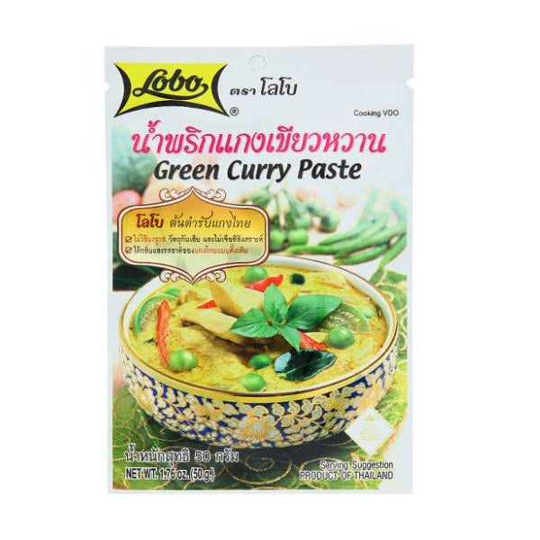 Паста Lobo Green Curry Paste, 50 г