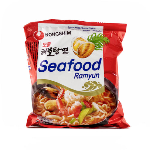 Nongshim Instant Noodle Seafood Ramyun, 125g