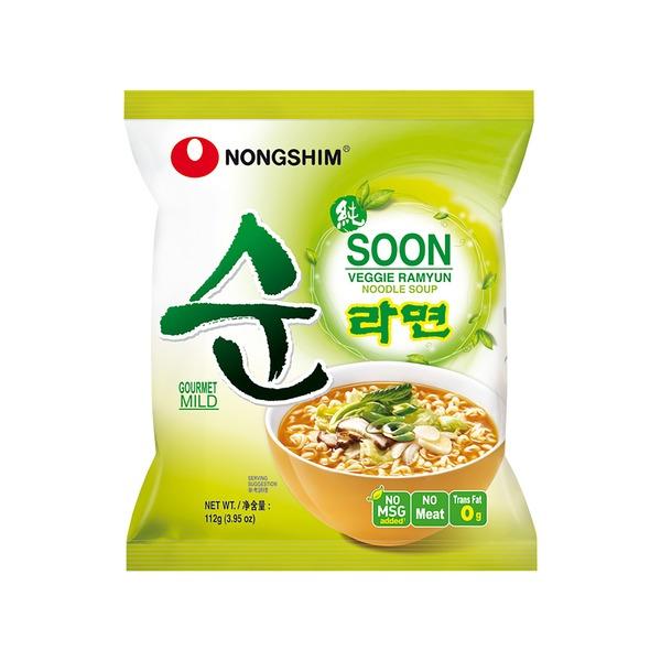 Nongshim Soon Veggie Ramyun (Noodle Soup), 112g
